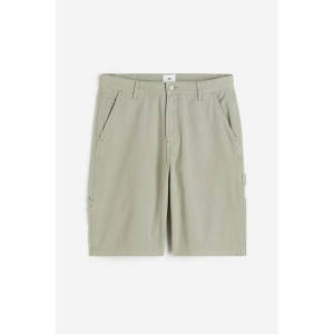 H&M 워커반바지 릴렉스드 핏 라이트 세이지 그린 173010