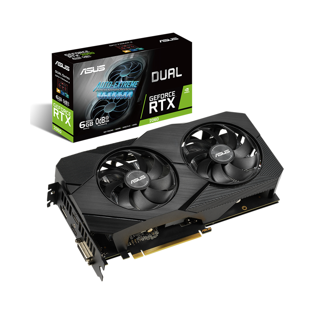 ASUS DUAL ������ RTX 2060 EVO D6 6GB