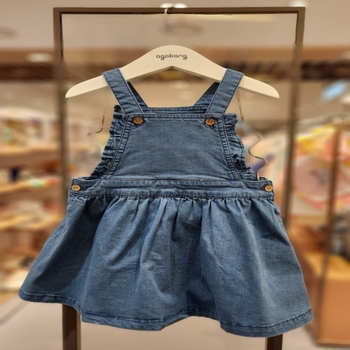 허니 데님 오버올 원피스 01Q334057