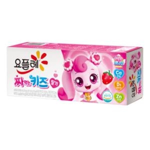 빙그레 요플레 키즈 짜먹는 딸기 240g (8개)_이미지