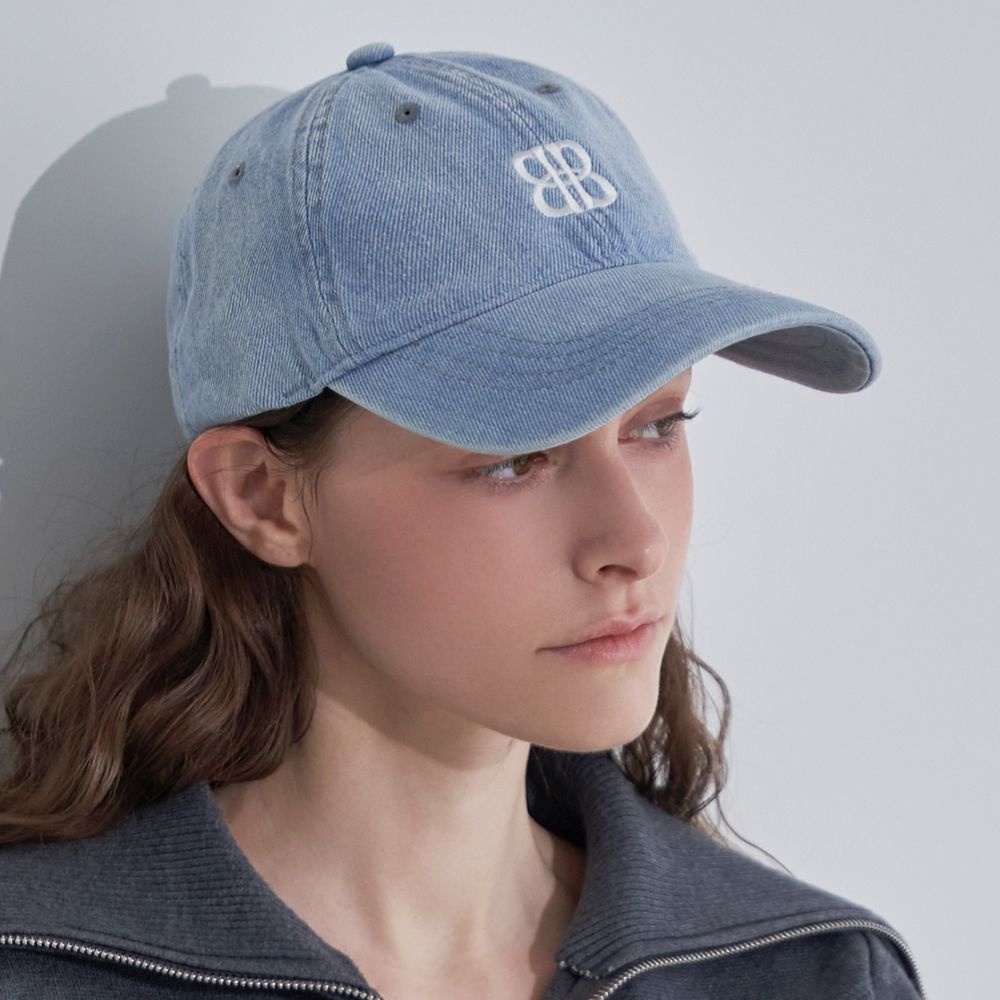 빈티지 워싱 데님 볼 캡 FN05AM100