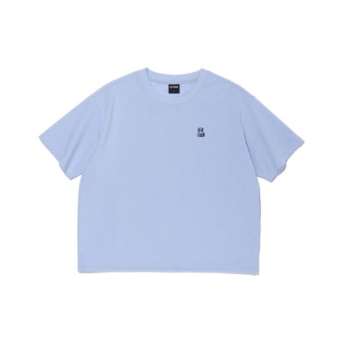 레트로베어 스트링 반팔티 SKY BLUE LO7TF424-052