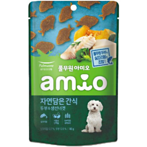 아미오 자연담은 간식 두부&생선너겟 80g (1개)_이미지