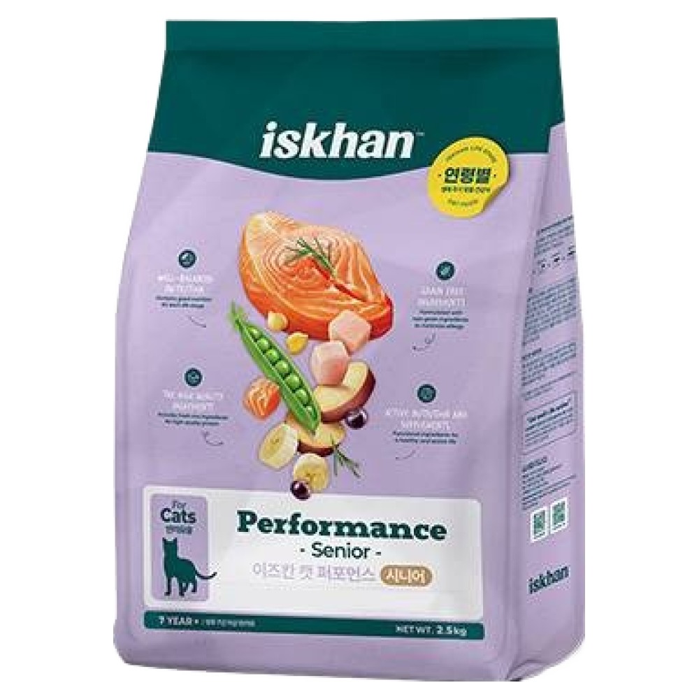 우리와 이즈칸 캣 퍼포먼스 시니어 2.5kg