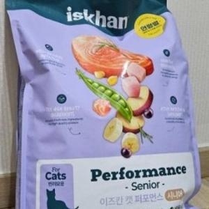 우리와 이즈칸 캣 퍼포먼스 시니어 2.5kg (1개)