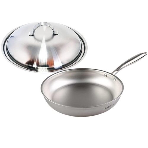 키친아트 유니크 316스텐 무연마제 프라이팬