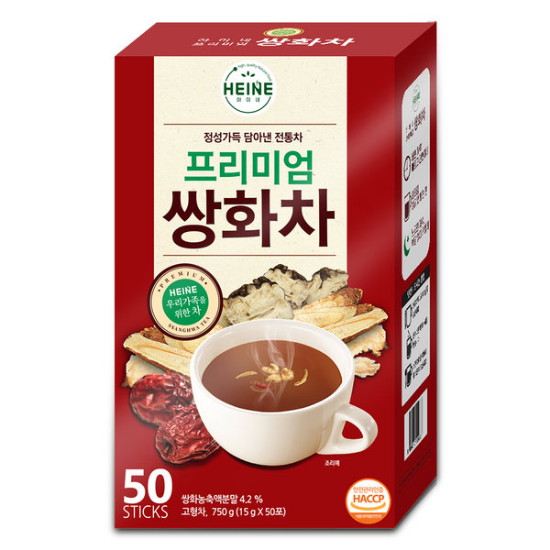 구일종합식품 하이네 프리미엄 쌍화차 50T이미지입니다. 누르면 해당 게시물로 새창이동합니다.