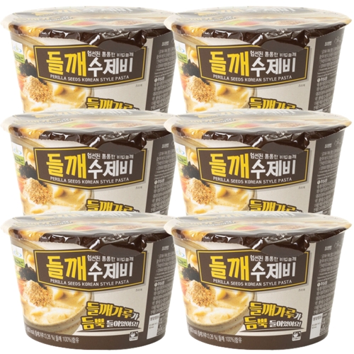 칠갑농산 들깨 수제비 컵 188.5g x6개 즉석 6개_이미지