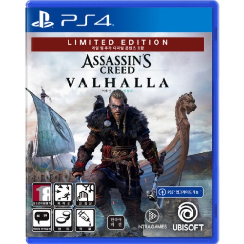  어쌔신 크리드: 발할라 PS4 중고,리미티드에디션,한글판
