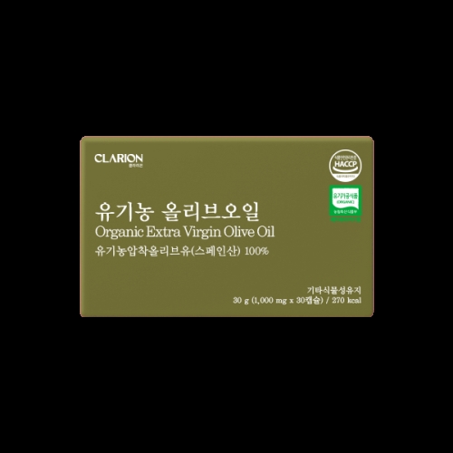  우리바이오 클라리온 유기농 올리브오일 30캡슐 [1개]