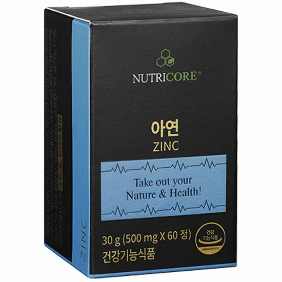 다움 뉴트리코어 아연 60정 (1개)