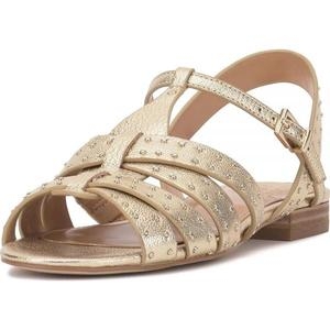 뮤토 Vince Ca 여성용 Chaya 플랫 샌들, 이집트 골드 가죽, 11 165112_이미지