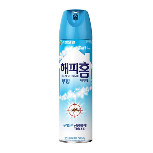 해피홈 에어로솔 수성 무향 500ml (5개)_이미지