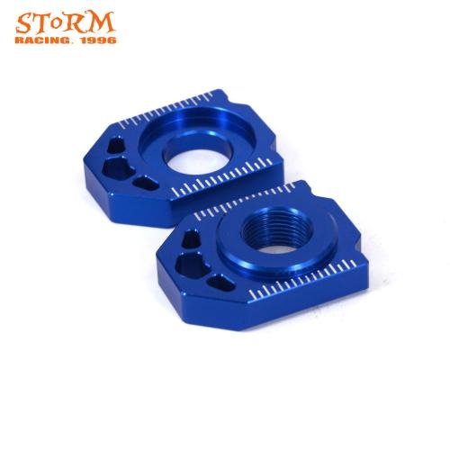 바이크 CNC 블루 액슬 블록 체인 조절기 HUSQVARNA TC85 TC125 TC250 TE125-TE300 FC250 FC3..