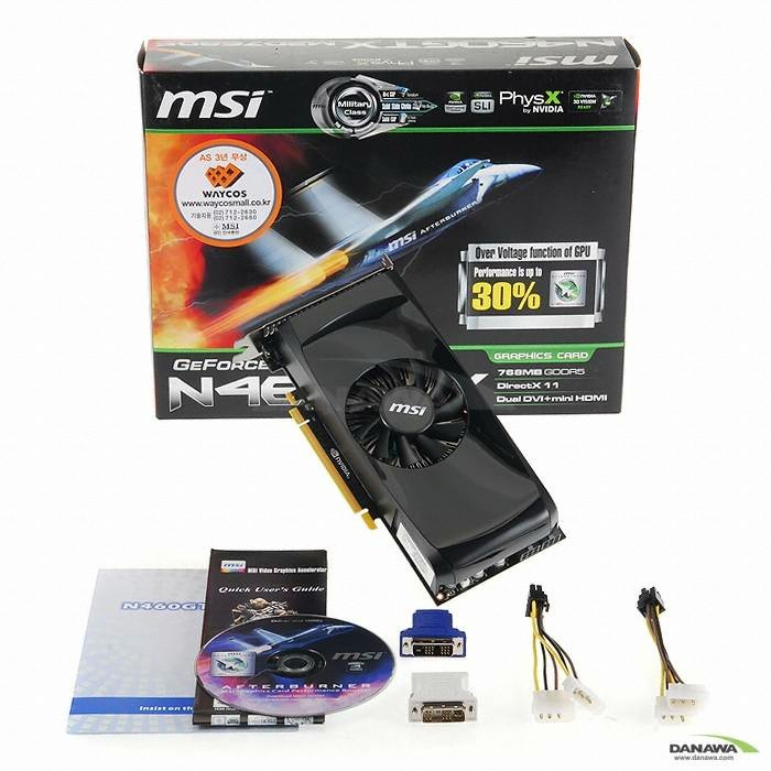 MSI ������ GTX460 N460GTX-M2D768D5 D5 768MB