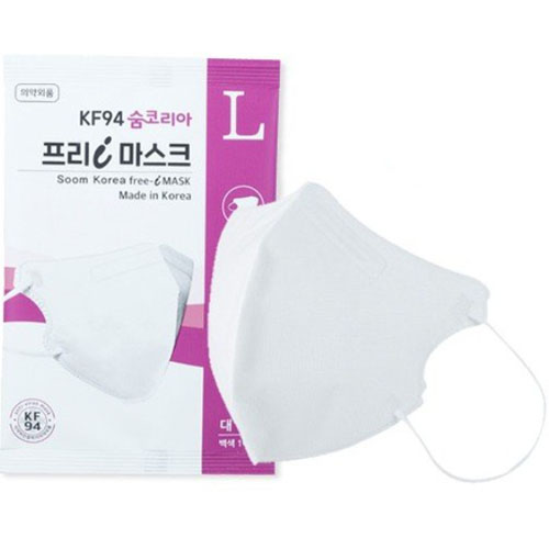 프리아이 보건용 마스크 KF94 대형 화이트