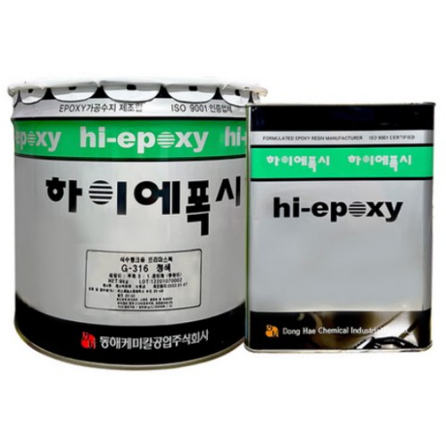 동해케미칼 하이에폭시 FREE MASTIC G-316 주제 + 경화제 (10.8kg)_이미지