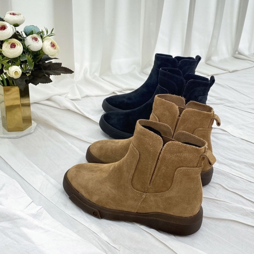 마리엔코코 소가죽스웨이드 미들부츠 워커 신발_abe1106_DS이미지입니다. 누르면 해당 게시물로 새창이동합니다.