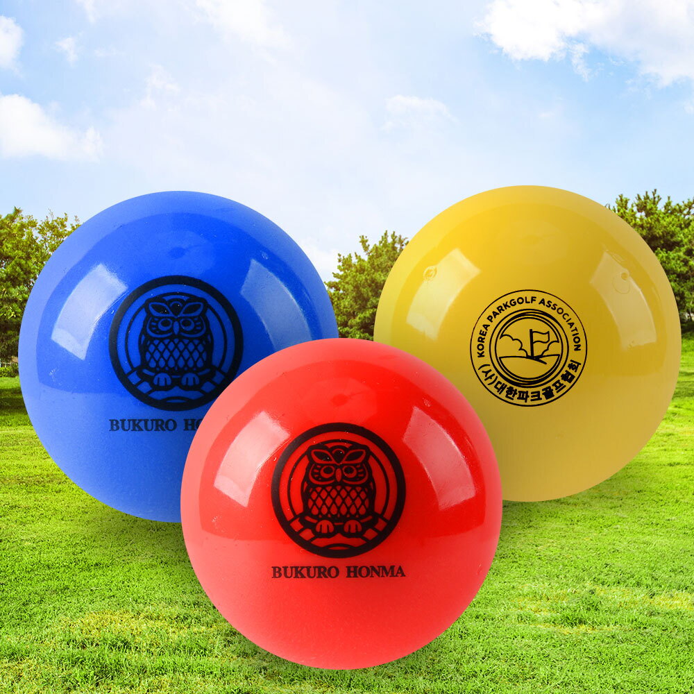 부쿠로혼마  3피스 파크골프공 B3FUPB07 (1개)