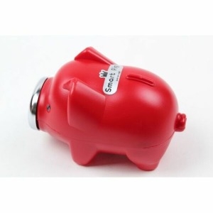 스마트 돼지저금통 레드 대 저금 통 동전 저축 동전