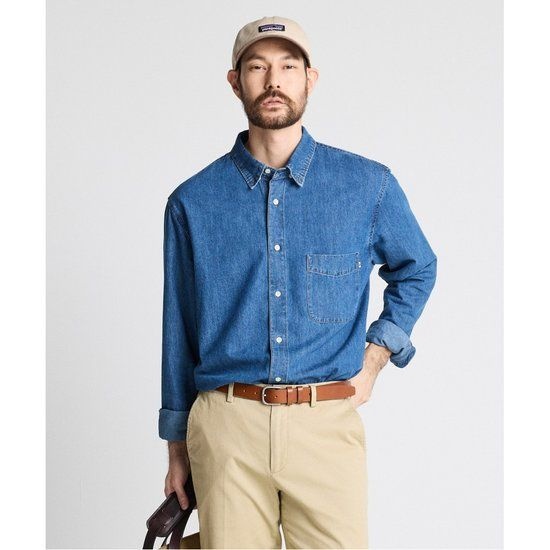 DIEMS Comfort Denim Shirts_인디고 이지핏DZSQW10395B 3150506_이미지