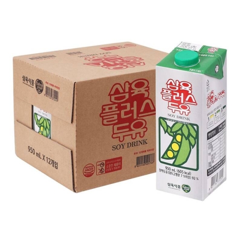 삼육식품 플러스 두유 950ml [12개]