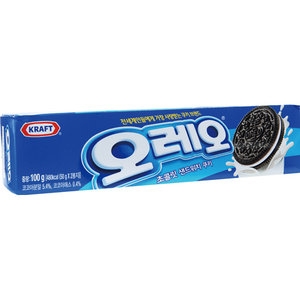 크래프트 오레오 초콜릿 샌드위치 쿠키 화이트크림 100g (4개)_이미지