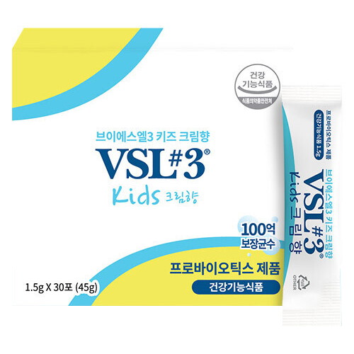 브이에스엘3 키즈 크림향 생유산균 100억 30포 (3개)