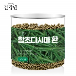 건강앤 함초다시마환 국내산 퉁퉁마디함초 분말 건마시마 가루 250g 1통