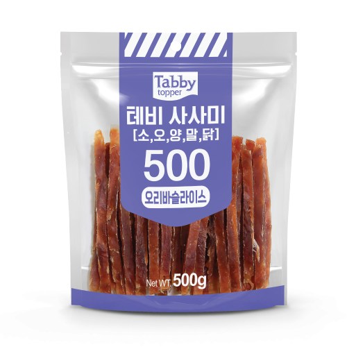 테비토퍼 테비 사사미 오리바슬라이스 500g (2개)_이미지