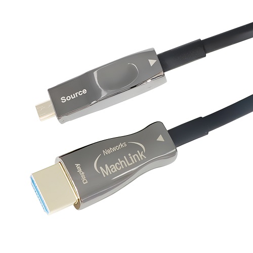 마하링크 ML-C8KH Micro HDMI to HDMI v2.1 하이브리드 광 케이블 (50m)_이미지