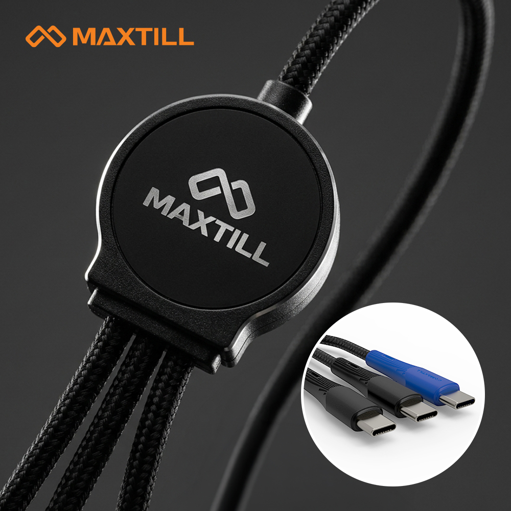 MAXTILL C to CCC 3in1 초고속 충전케이블 GM-CCC60 (1.23m)_이미지