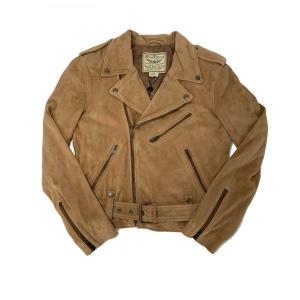 폴로 sz S 여성 스웨이드 모토 바이커 재킷 RRL RRP UNREAL 3201439_이미지