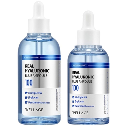 웰라쥬 리얼 히알루로닉 블루100 앰플 100ml+60ml (1개)_이미지