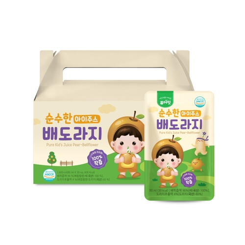 퓨어잇 순수한 아이주스 배도라지 80ml (20개)_이미지