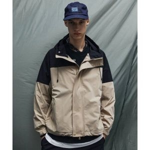 스위브 국내 N-type Logo Mechanical Hood Jacket Khaki LSQFCUA213M LSQFCUA213M ..