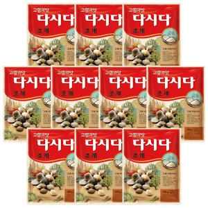 CJ제일제당 백설 다시다 조개 500g (10개)