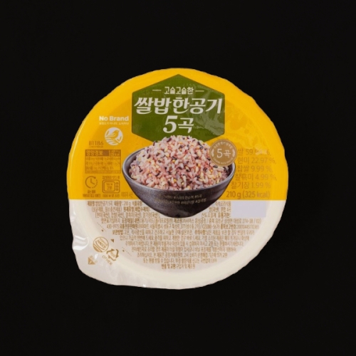 이마트 노브랜드 쌀밥 한공기 5곡 210g (5개)_이미지