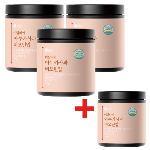  농촌푸드 이탈리아 아누카사과 비오틴업 120g [4개]