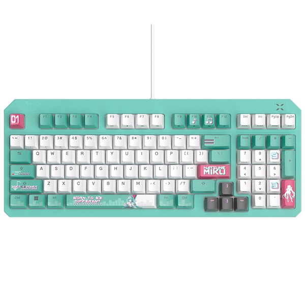 ASUS TUF Gaming K3 Gen II 하츠네미쿠 에디션 (적축)_이미지
