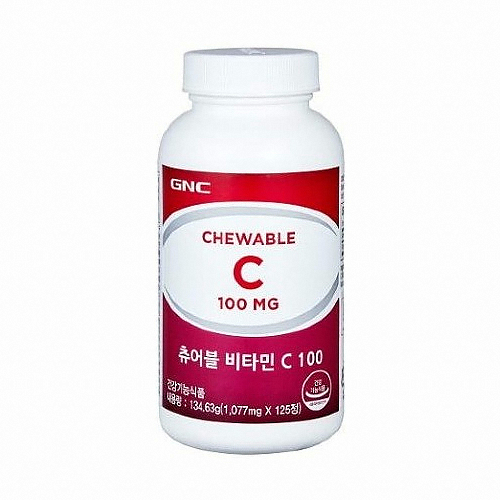 GNC 츄어블 비타민C 100 125정 (1개)_이미지