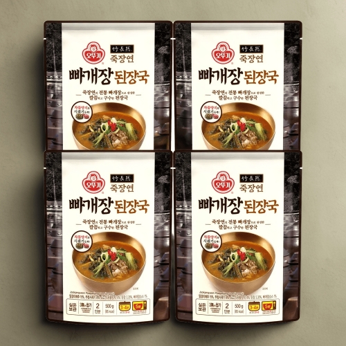 오뚜기 죽장연 빠개장 된장국 500g (4개)_이미지