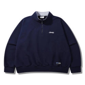 JEEP 국내판 맨투맨 360g M-Logo 반집업 맨투맨 JQ5TSU838DA 167637