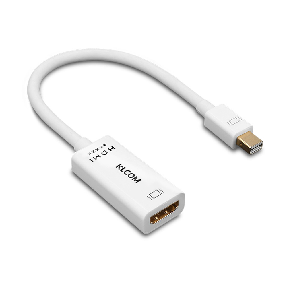케이엘시스템 KLcom Mini DP v1.2 to HDMI 컨버터 (KL124)