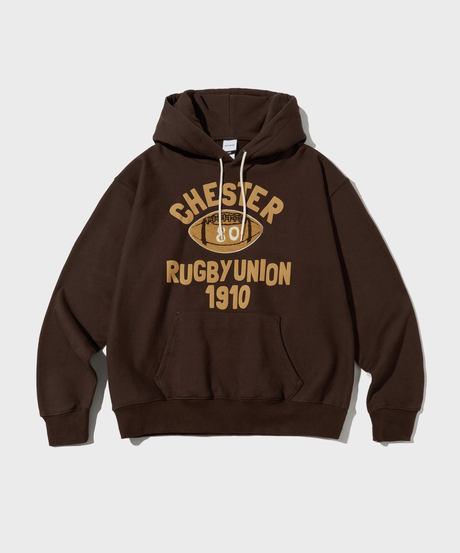 �ƿ����ĵ� ltgt OUTSTANDING V.S.C HOOD SWEAT RUGBY UNION _BROWN OSHD03BR 547845