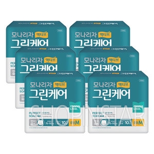 모나리자 액티브 그린케어 언더웨어 중형 10개 (6팩(60개))_이미지
