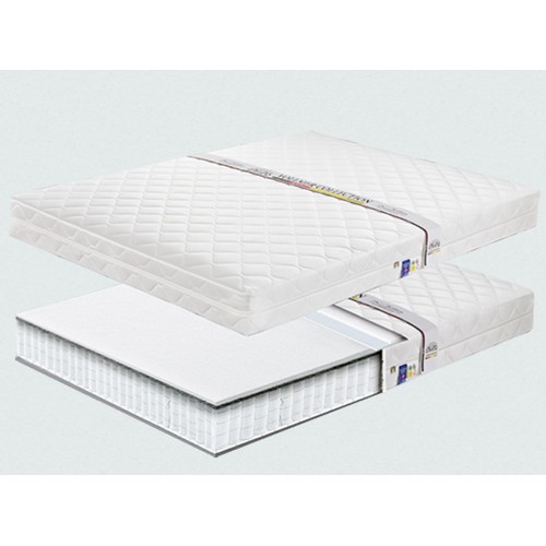 우아미가구 모노 비즈 3서랍 수납형 LED침대 Q (독립스프링)_이미지