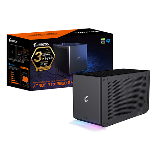 GIGABYTE AORUS 지포스 RTX 3090 D6X 24GB Gaming box 제이씨현