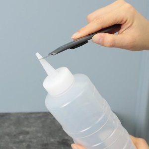 잘라쓰는 소스 병 중-400ml 소분 튜브 용기 케찹 통_이미지