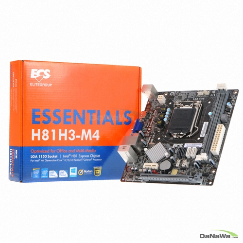 ECS ESSENTIALS H81H3-M4 HDMI (중고)_이미지